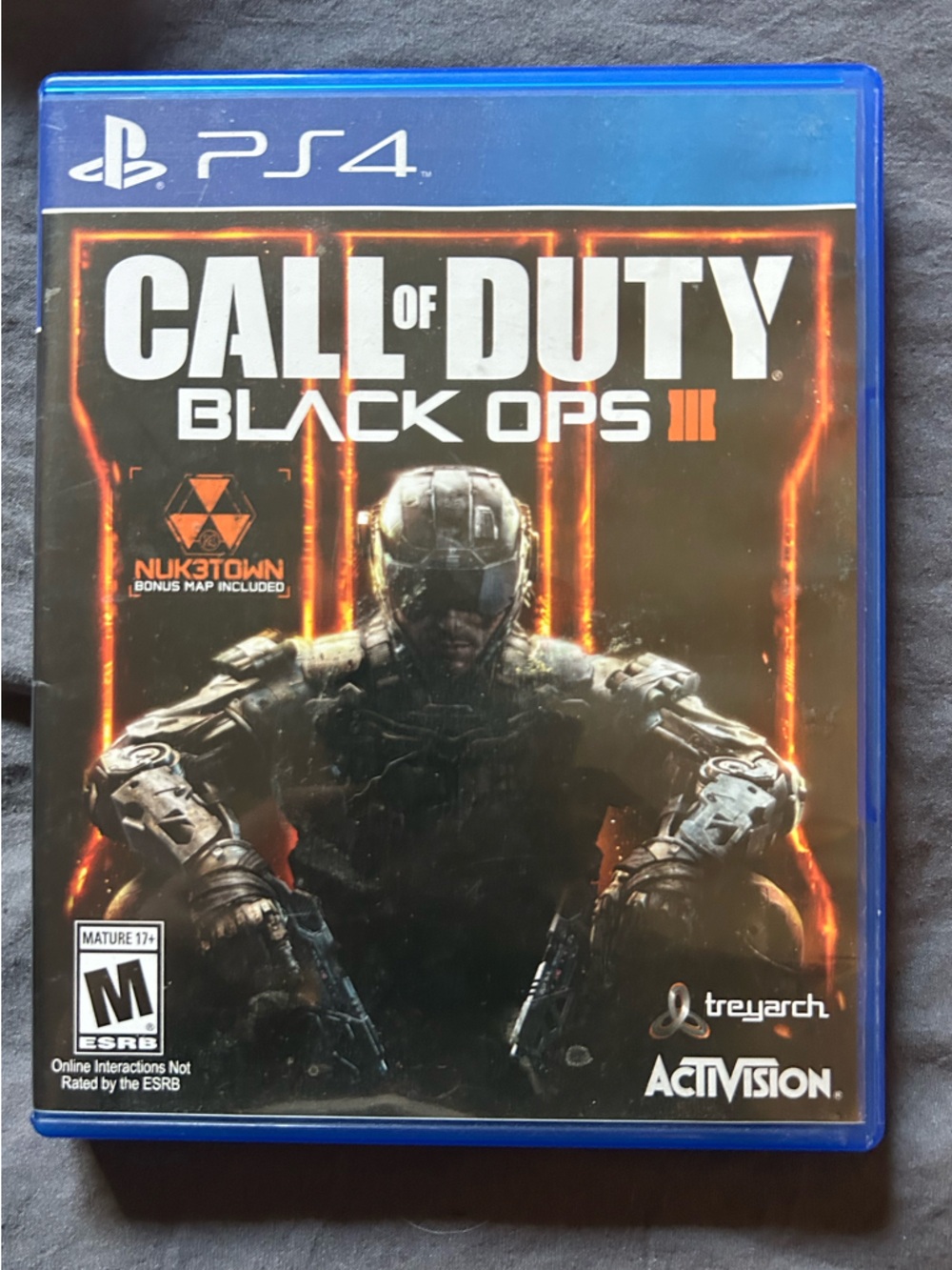 : Black Ops III - Black/Orange Video Game (PS4)